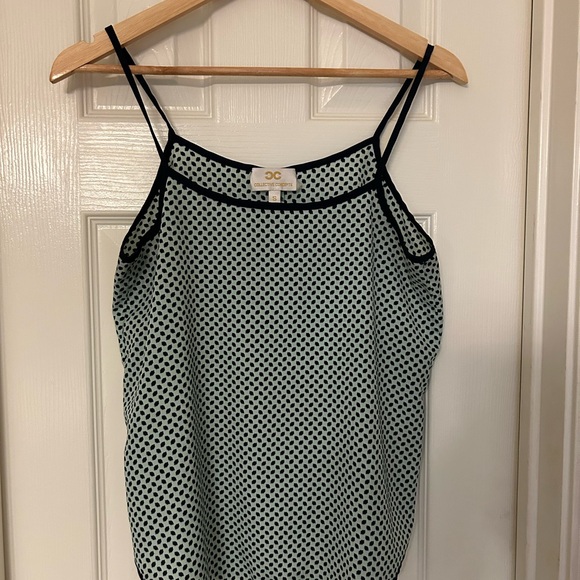 Collective Concepts Black and green Polka Dot Top - Picture 1 of 2
